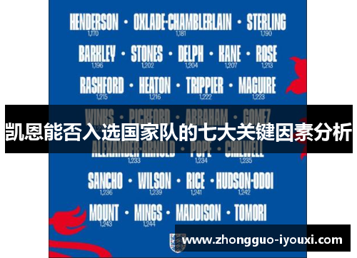 凯恩能否入选国家队的七大关键因素分析